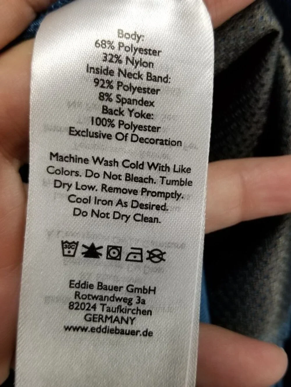 Eddie Bauer Shirt Womens XL Blue Long Sleeve Roll Tab Button Up Vented Mesh - Picture 6 of 9